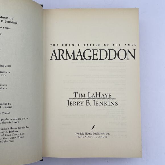 Left Behind Series Hardcover Book 11 Armageddon Tim LaHaye and Jerry B Jenkins - Picture 3 of 7